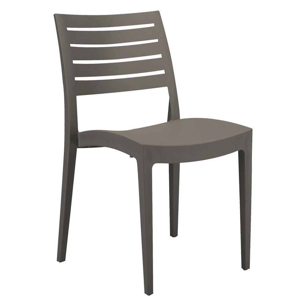 Sedia in polipropilene ‘firenze’ moka Grandsoleil