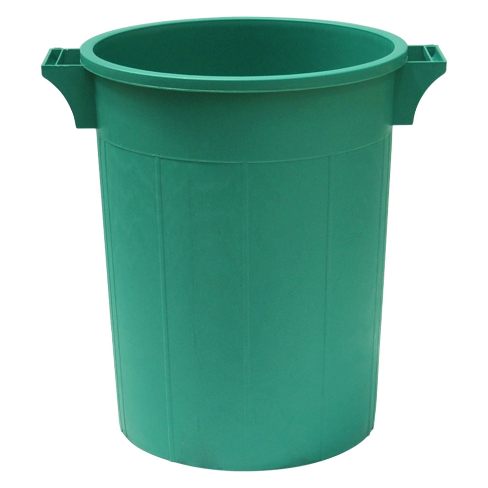 Bidone immondizia sovrapponibile lt 50 – Ø 41 x  h 49 cm – verde Ics