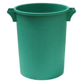 Bidone immondizia sovrapponibile lt 75 - Ø 44 x  h 63 cm - verde Ics