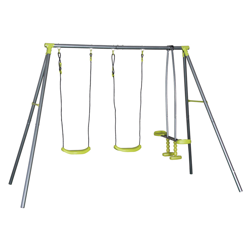 Altalena con cavalcabile ‘baby swing set’ 3 posti – cm 269 x 153 x h 195 Lif