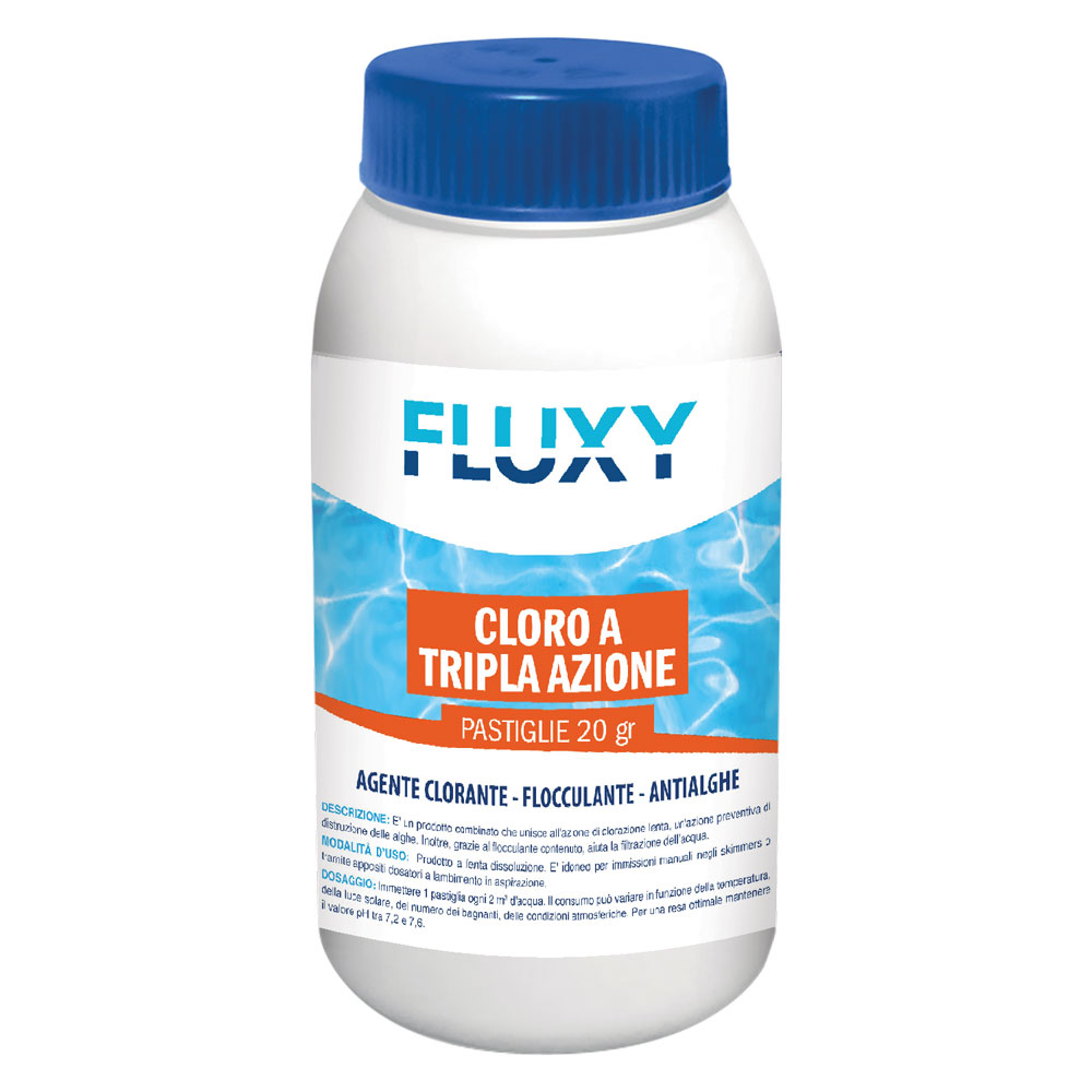 Triplex in pastiglie kg. 1 – pastiglie 20 gr. barattolo Fluxy