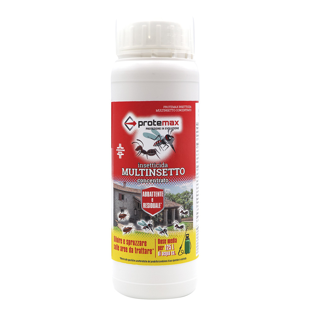 Insetticida multinsetto liquido concentrato ml 500 (fino a 125 lt di acqua) Protemax