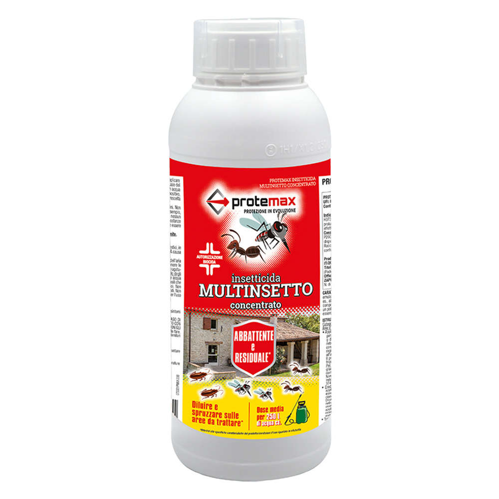 Insetticida multinsetto liquido concentrato ml 1000 (fino a 250 lt di acqua) Protemax