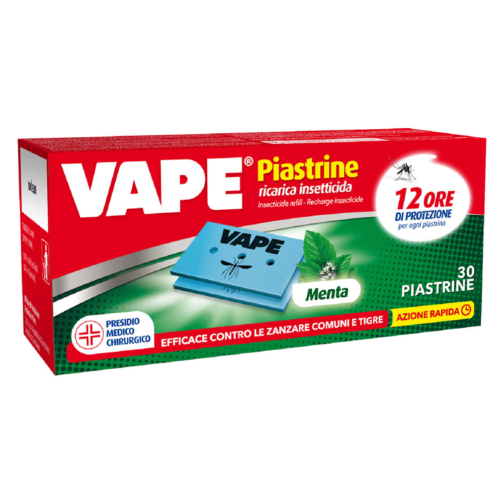 Antizanzare piastrine ricarica profumate Vape