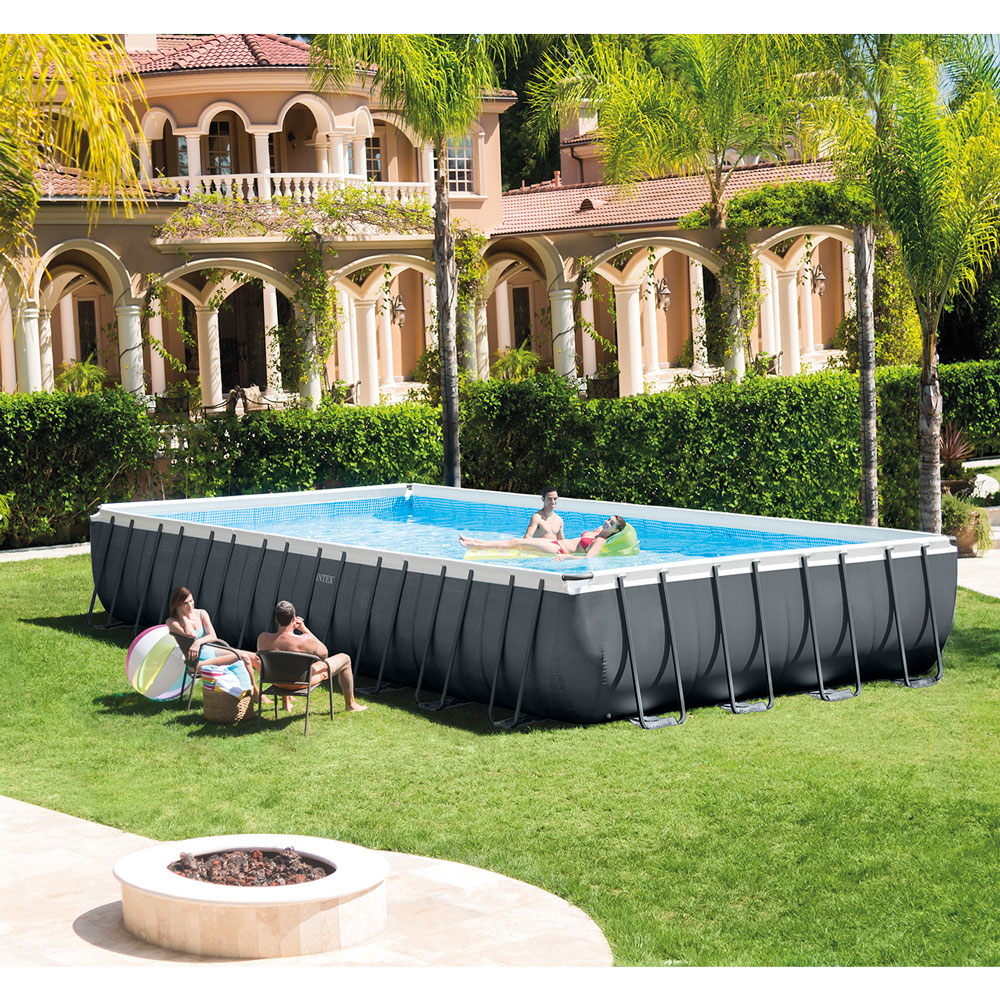 Piscina con telaio ‘linea ultra frame xtr’ cm 975 x  488 x  132 – lt.54368 Intex