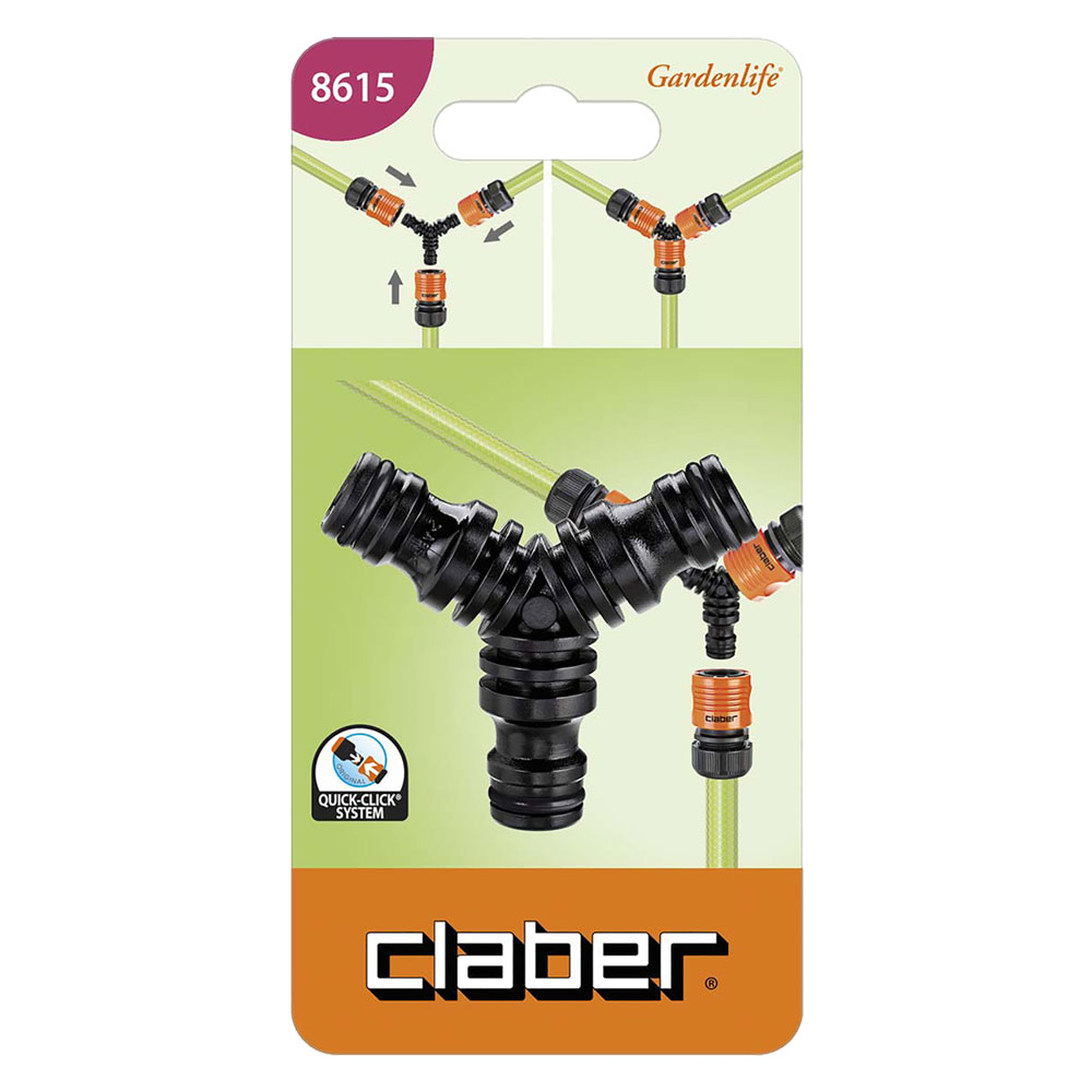 Deviatore a 3 vie art. 8615 – blister Claber