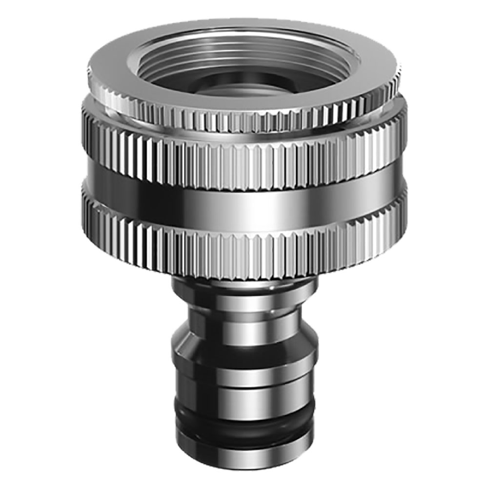 Attacco a rubinetto in metallo art. 9603 -1c/riduz.3/4 blister Claber
