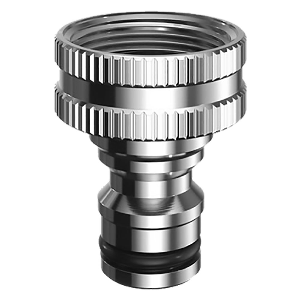 Attacco a rubinetto in metallo art. 9604 – 3/4 blister Claber