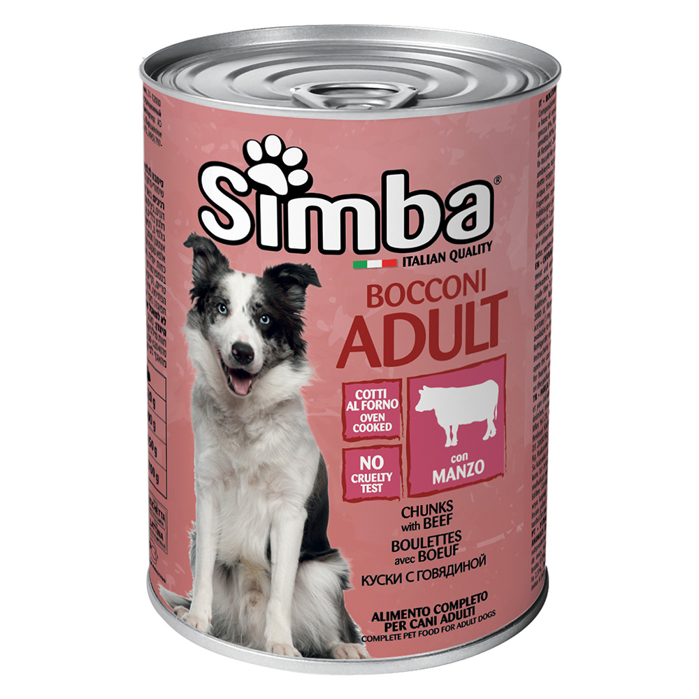 Bocconi per cani ‘simba’ manzo – gr 415 Monge