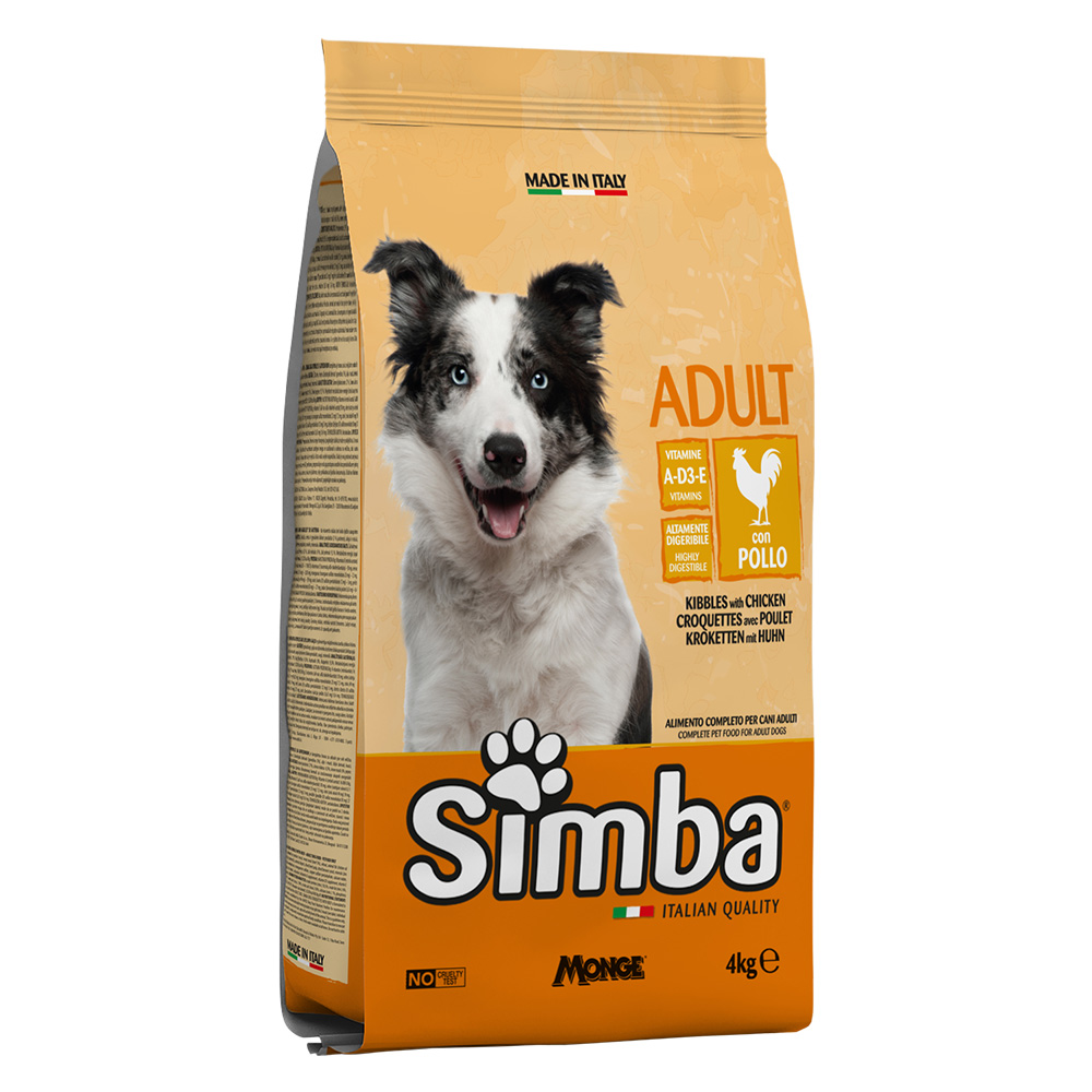 Crocchette per cani ‘simba’ pollo – kg 4 Monge
