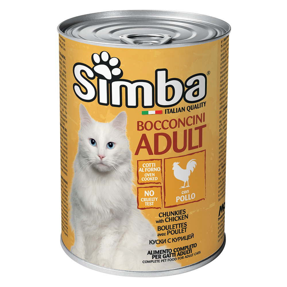 Bocconcini per gatti ‘simba’ pollo – gr 415 Monge