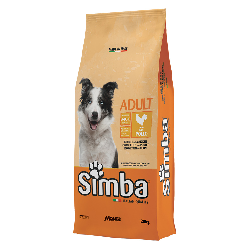 Crocchette per cani ‘simba’ pollo – kg 20 Monge