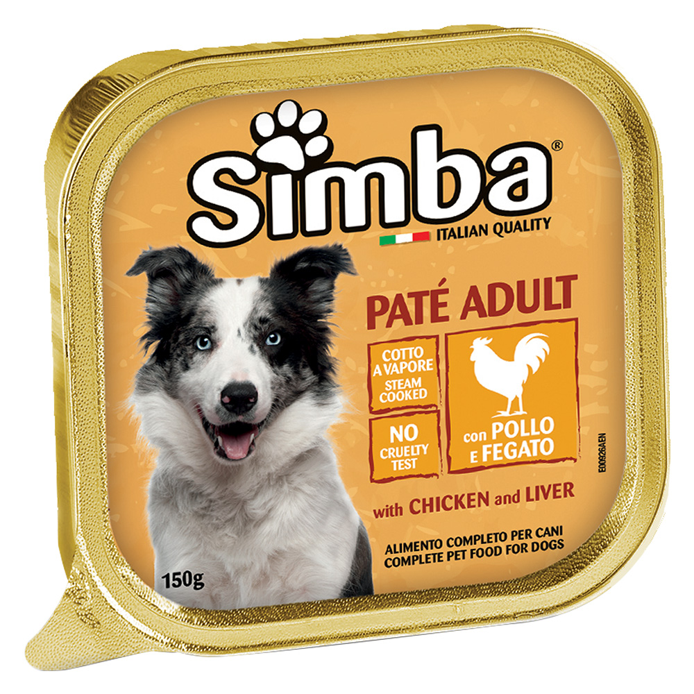 Alimento per cani ‘pate’ adult’ pollo e fegato – gr 150 Monge