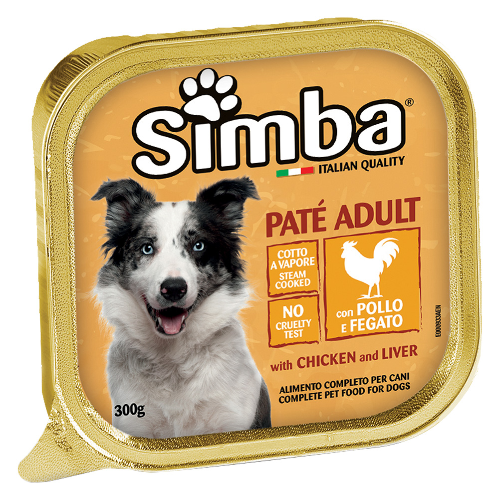 Alimento per cani ‘pate’ adult’ pollo e fegato – gr 300 Monge