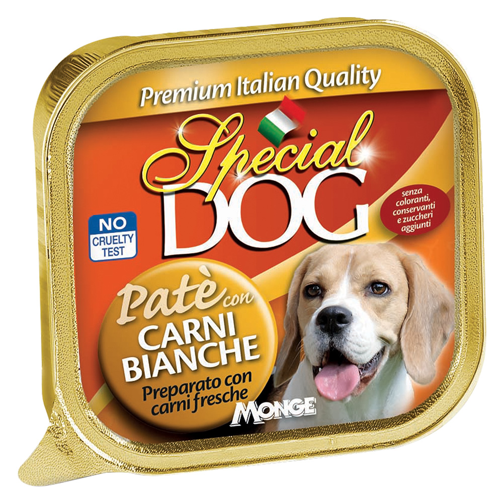 Alimento per cani ‘pate special dog’ carni bianche – gr 150 Monge
