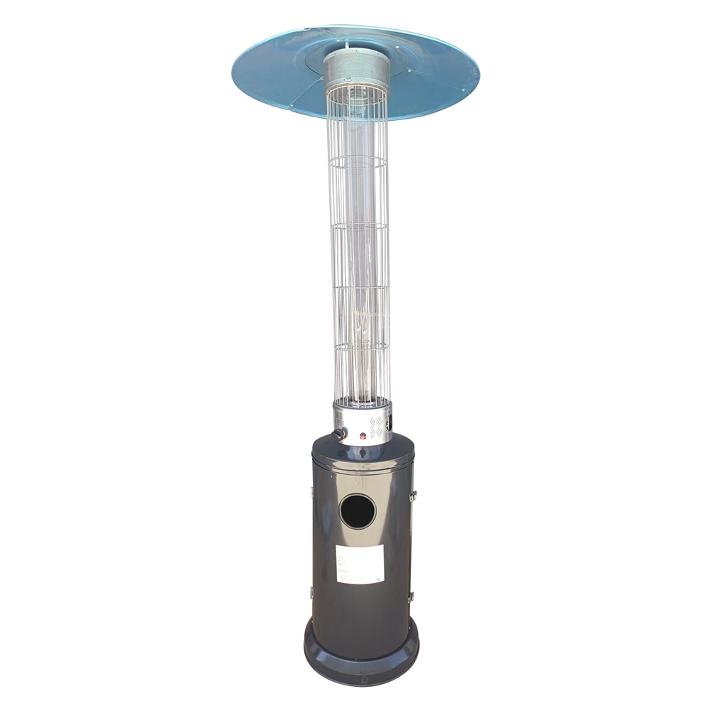 Stufa aerea cilindrica 12,5 kw – verniciata grigia antracite Kasart