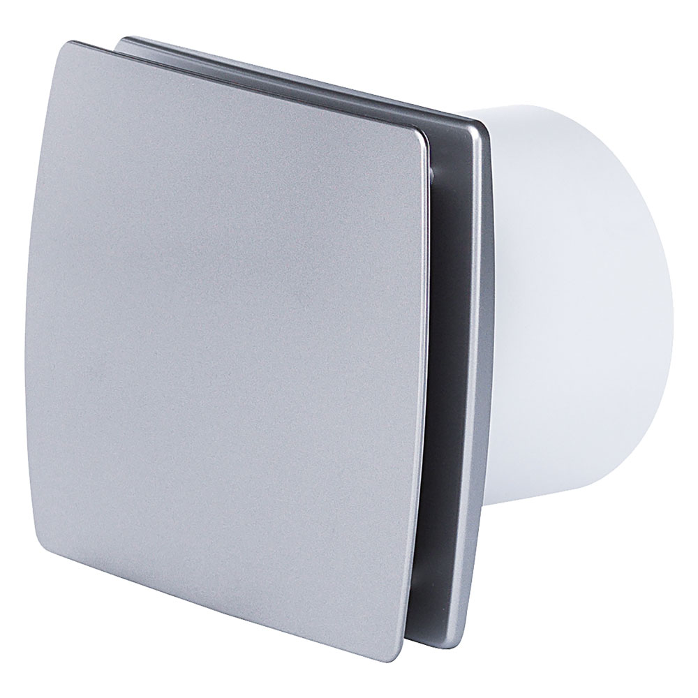 Aspiratore elicoidale elettrico ‘decor’ d.mm 100 – 100 m3/h – 19w silver Senza marca