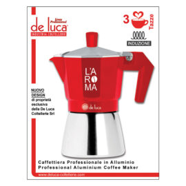 Caffettiera induzione 3 tazze De luca