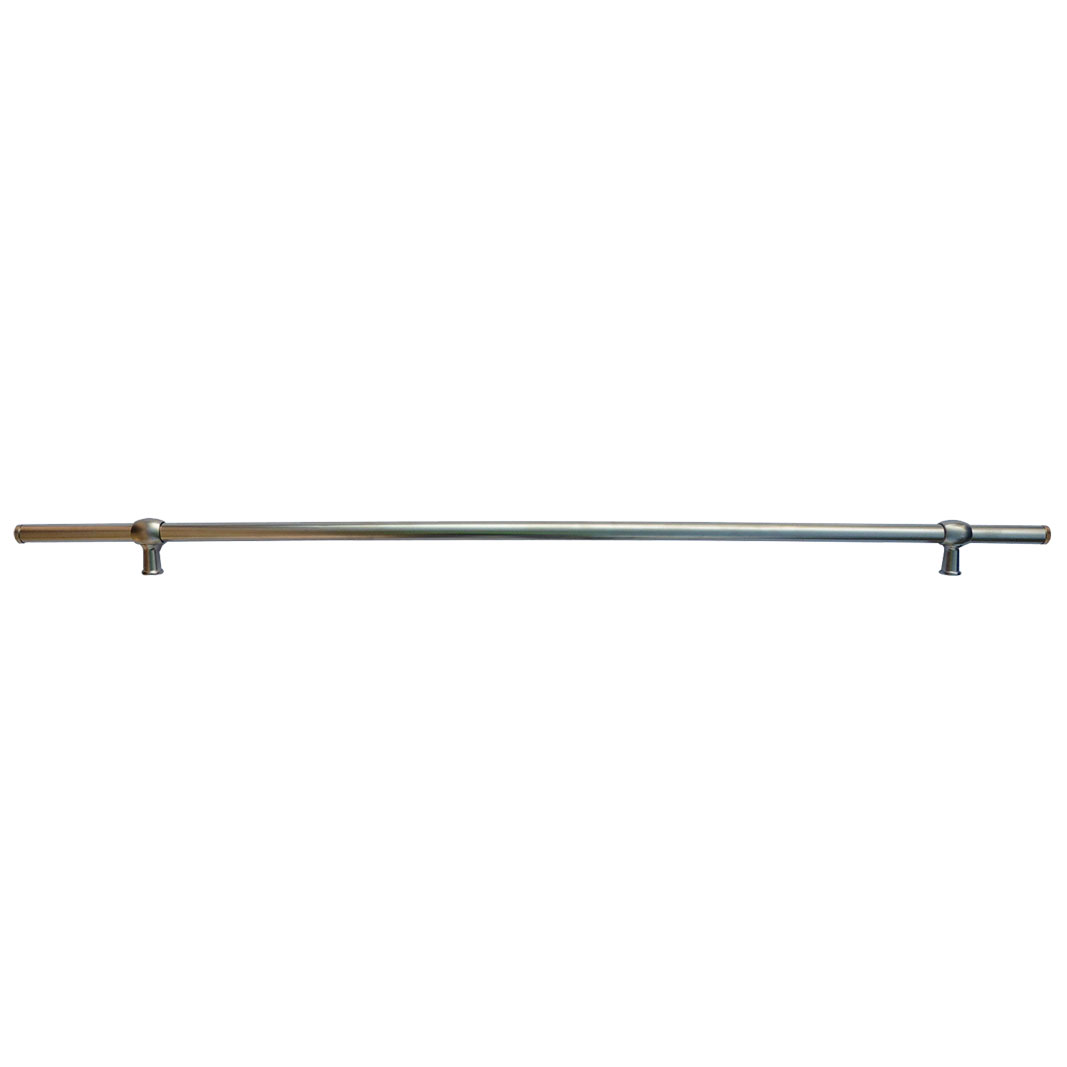 Barra appendimestoli in kit tubo finitura nickel satinato Senza marca