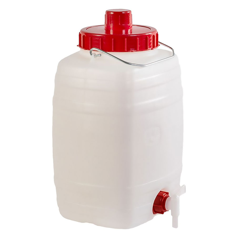 Bidone per alimenti ‘demetra’ lt. 10 – cm 24 x 20 x h.37 (lxpxh) manico ferro Ics