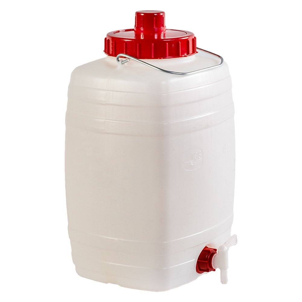 Bidone per alimenti ‘demetra’ lt. 15 – cm 26 x 23 x h.42 (lxpxh) manico ferro Ics
