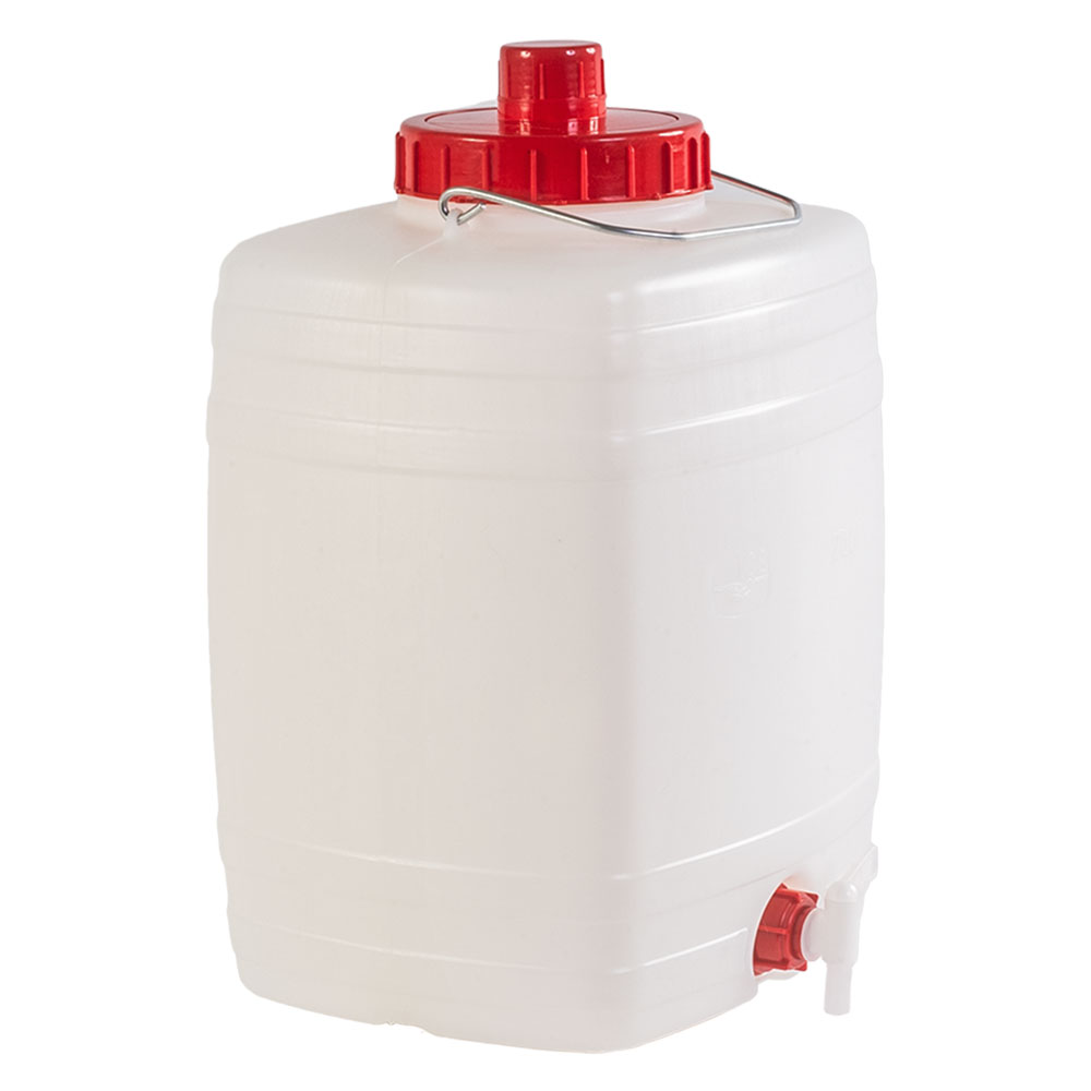 Bidone per alimenti ‘demetra’ lt. 20 – cm 30 x 27 x h.42 (lxpxh) manico ferro Ics
