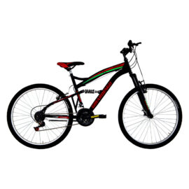 Bicicletta 'full suspension' girardengo 26 - nero/rosso Masciaghi