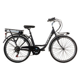 Bicicletta elettrica 'riviera' 250 w - ruote da 26 - nera Coppi