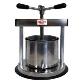 Torchietto premitutto tutto inox h 12 x ø 15 cm - lt. 1,5 Palumbo