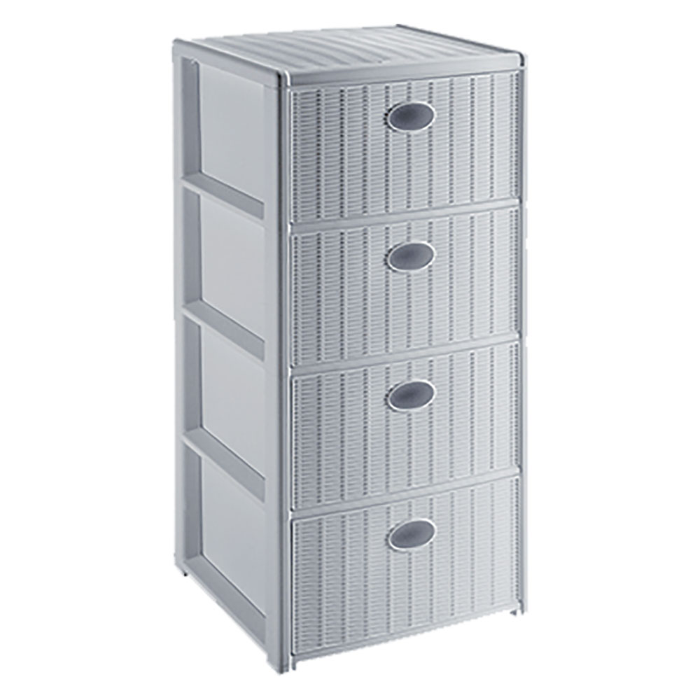 Cassettiera ‘elegance’ cm 40x40xh80 – bianca Stefanplast