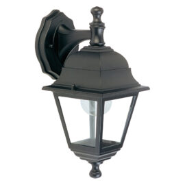 Lanterna da parete 'dra' e27 - 60 w - nera I-luce by sovil