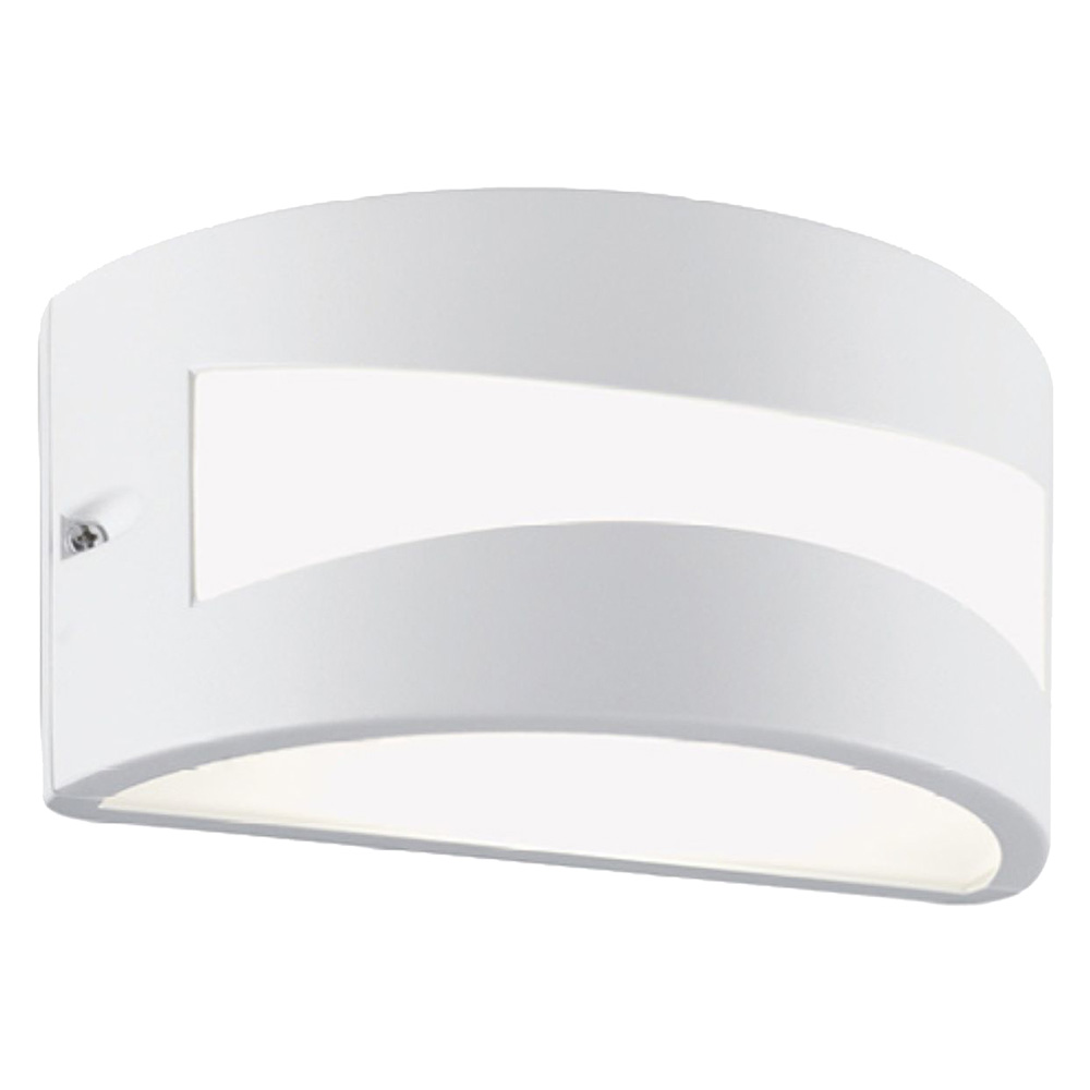 Applique led ‘tibet’ 10 w – cm 22 x 12,1x 10,8 bianco I-luce by sovil