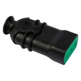Presa alta resistenza 'hi-pro' 2p+t 10a - colore nero Fanton