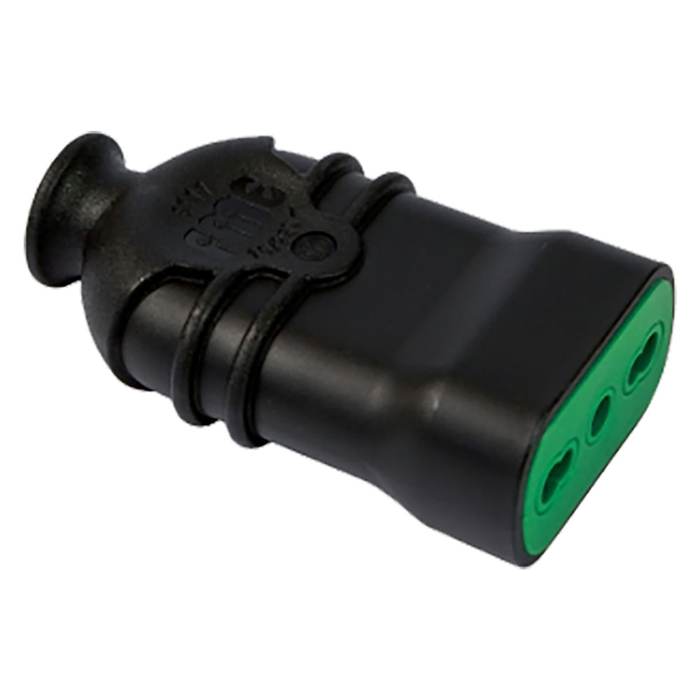 Presa alta resistenza ‘hi-pro’ 2p+t 16a – colore nero Fanton