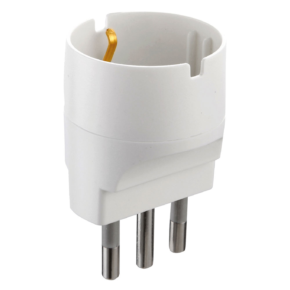 Adattatore singolo spina 2p + t 16a – art.71915 Electraline