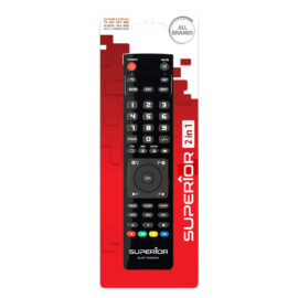 Telecomando compatibile per tv 'slim' 2 in 1 controllo 2 dispositivi Superior