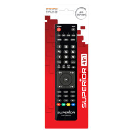 Telecomando compatibile per tv 'slim' 4 in 1 controllo 4 dispositivi Superior