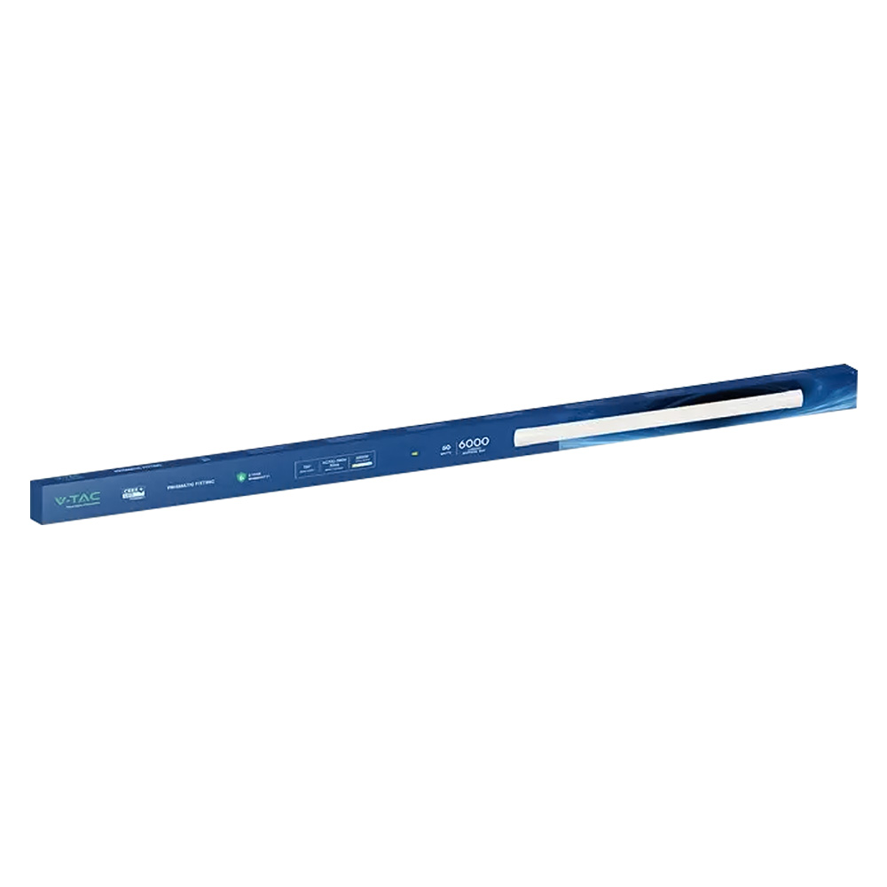 Plafoniera tubo led prismatica 50w – 4000k mm 1466 x 76 x 24 Vtac