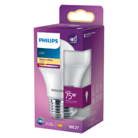 Lampada a led 'goccia' calda 2700k 9,5 w=75w e27 - 1055 lm Philips