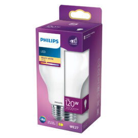 Lampada a led 'goccia' calda 2700k 13 w=120w e27 - 2000 lm Philips