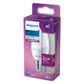 Lampada a led 'oliva' natur.4000k 4,9 w=40w e14 - 470 lm Philips