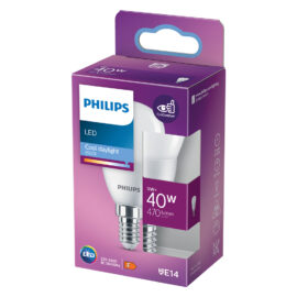 Lampada a led 'sfera' fredd.6500k 4,9 w=40w e14 - 470 lm Philips