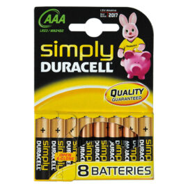 Pila ministilo 'mn 2400' pz 8 - 1,5 v - aaa simply Duracell