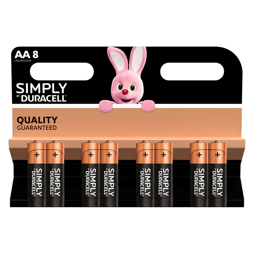 Pila stilo ‘mn 1500’ pz 8 – 1,5 v – aa simply Duracell