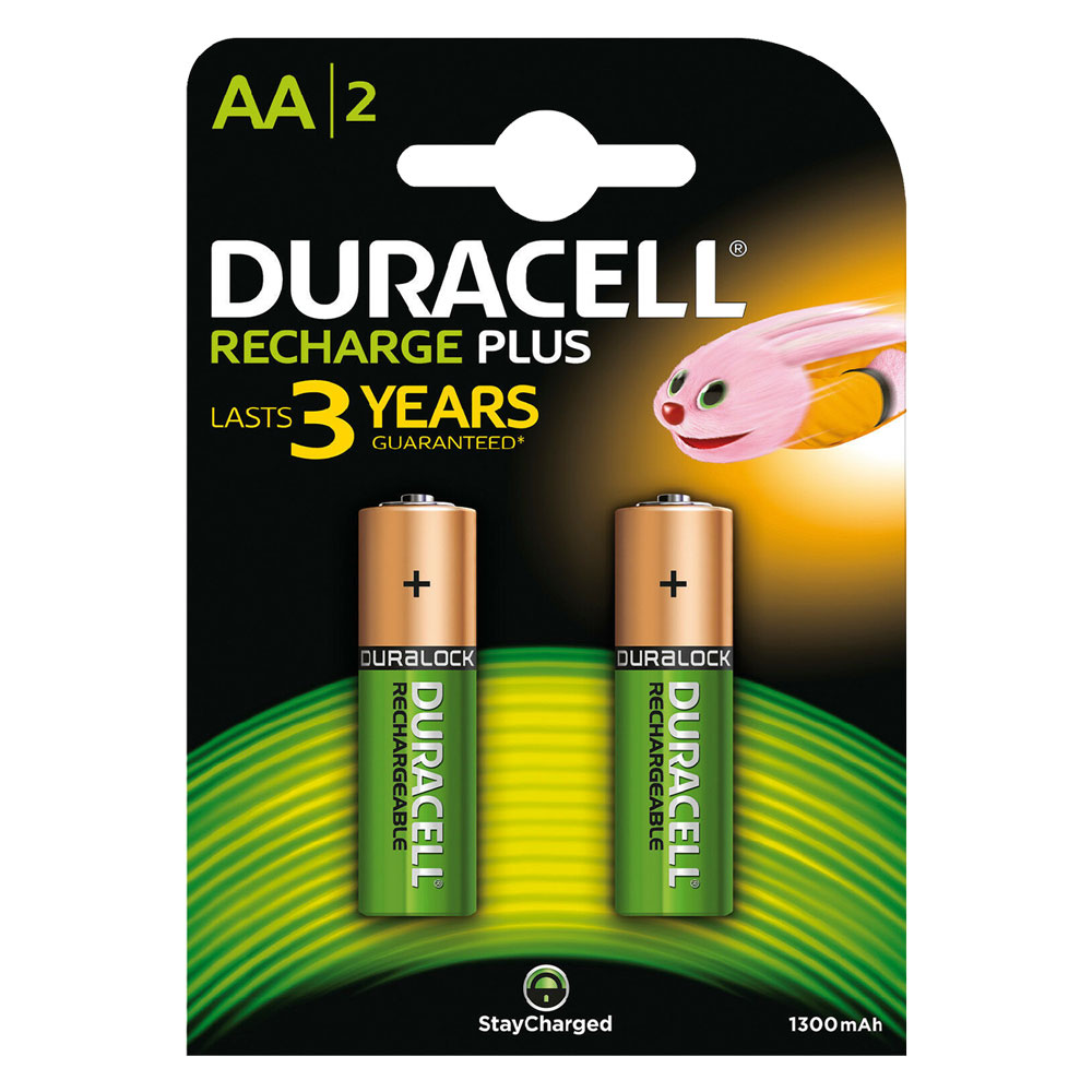 Pila stilo ricaricabile pz 2 – recharge plus 1300mha Duracell