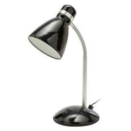 Lampada da tavolo 'baker' e27 - 7 w - nera Velamp