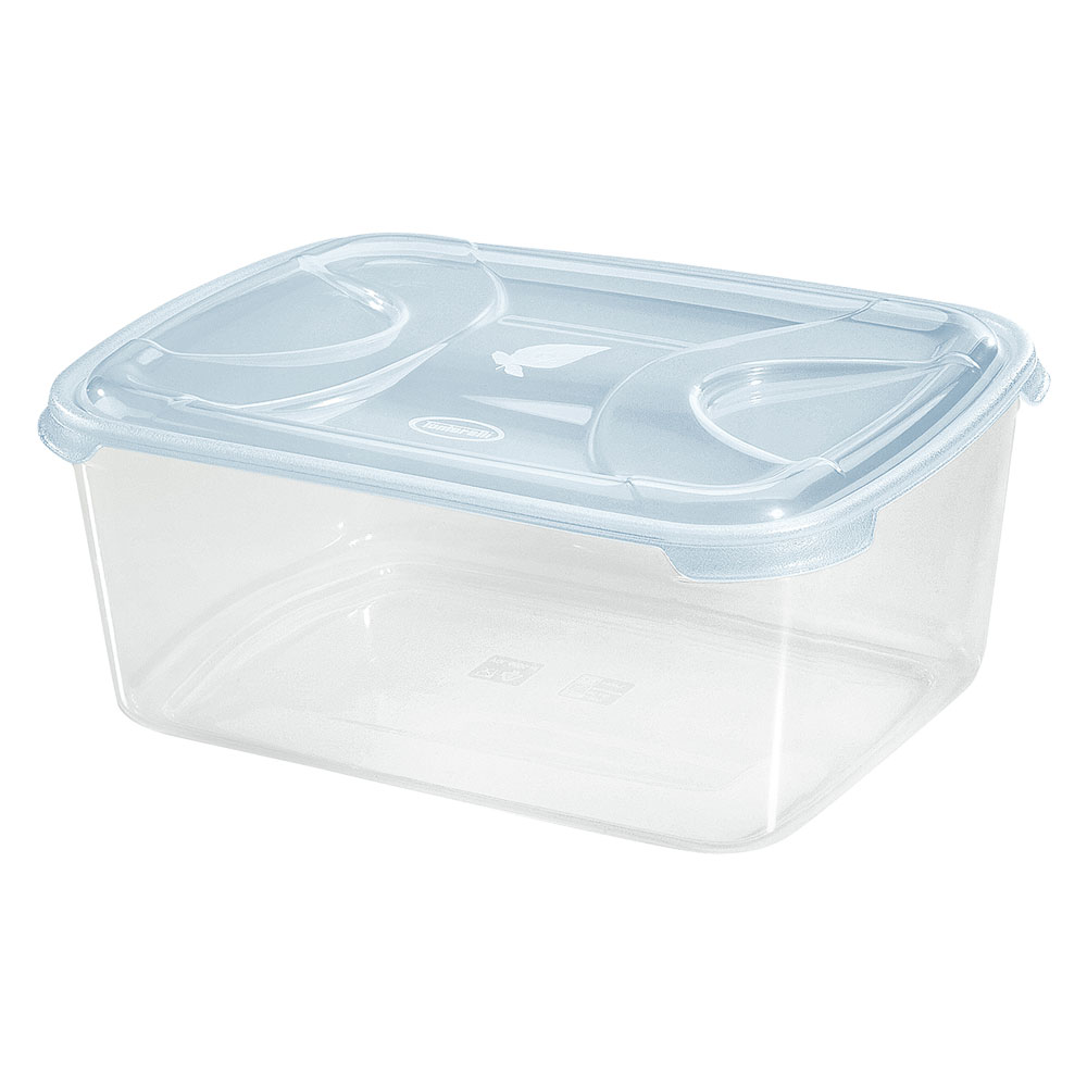 Contenitore rettangolare in plastica 'frigo box' lt5 cm 31x24xh.10,2 acqua trasp. Tontarelli