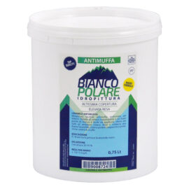 Idropittura lavabile antimuffa traspirante lt. 0,750 Bianco polare