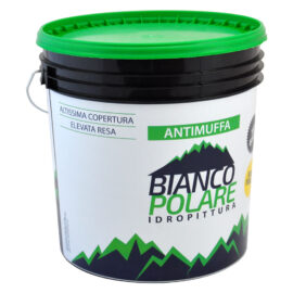Idropittura lavabile antimuffa traspirante lt.  14 Bianco polare