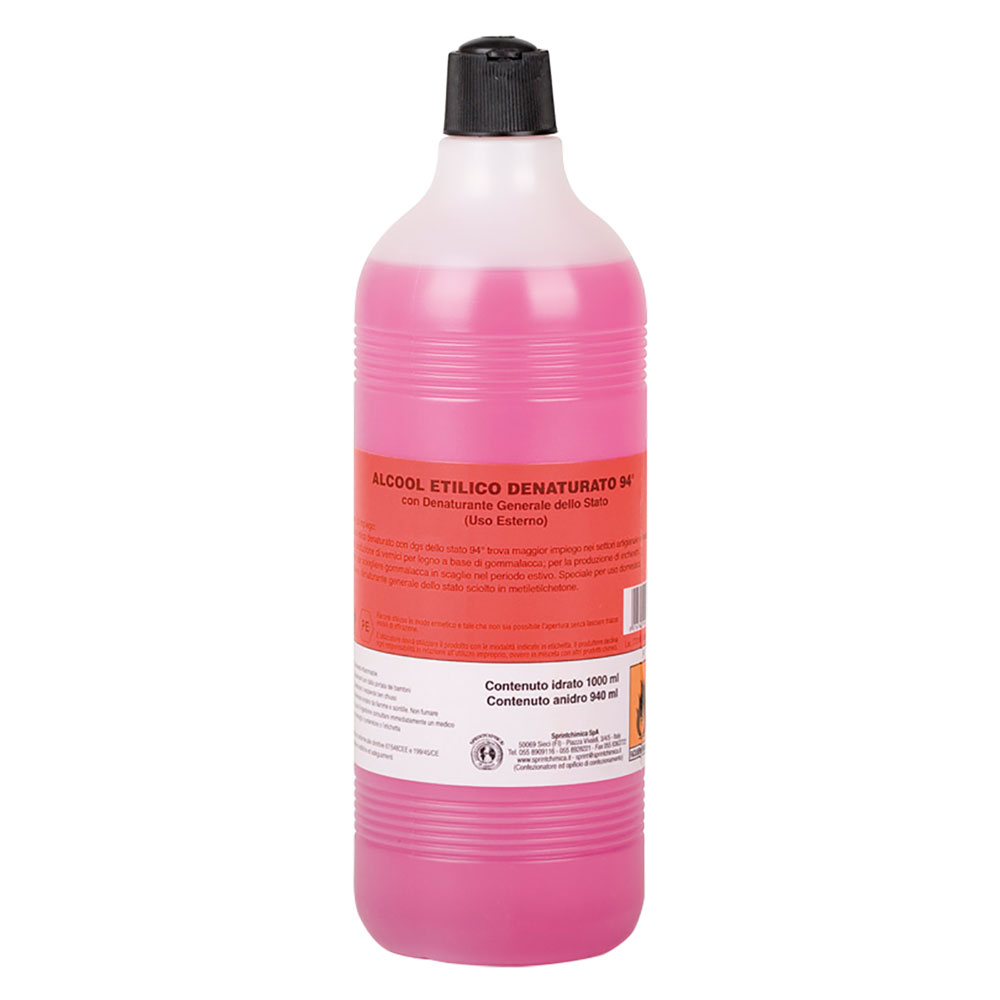 Alcool etilico denaturato 94% vol. – lt. 1 Sprintchimica